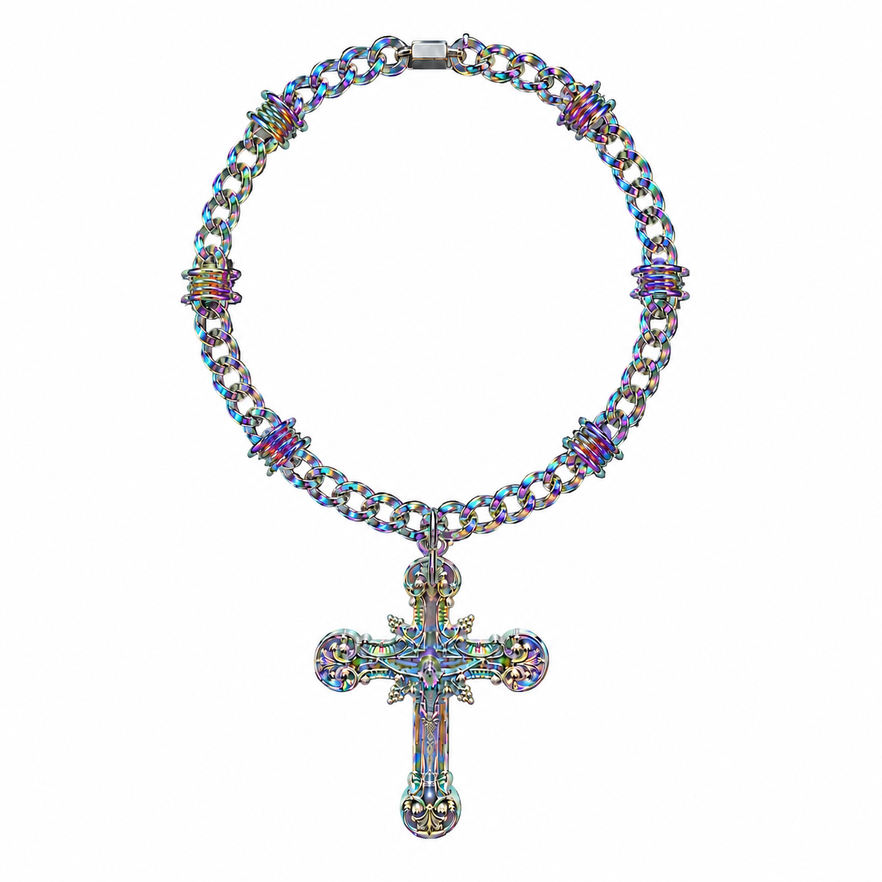 "Sacrifice" Holographic Necklace