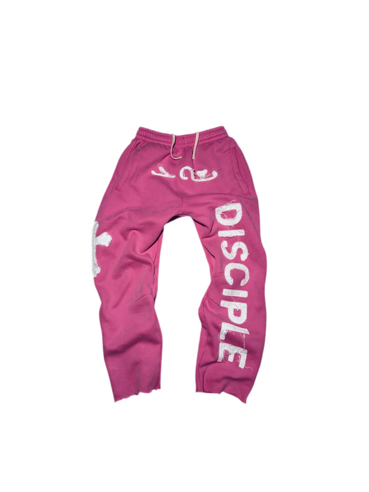 (PINK) "DISCIPLE" SWEATS