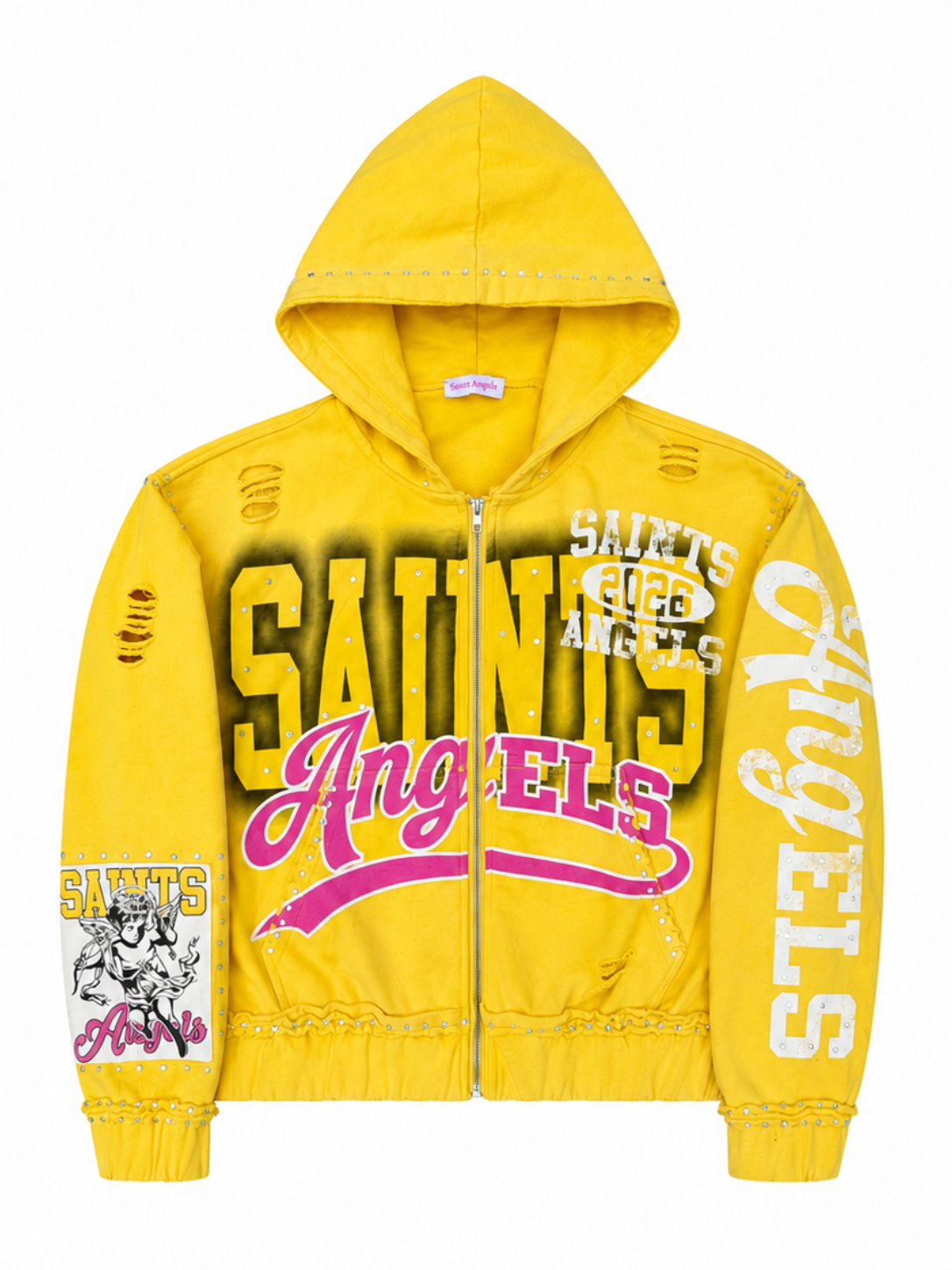 "Saints & Angels" Zip-Up