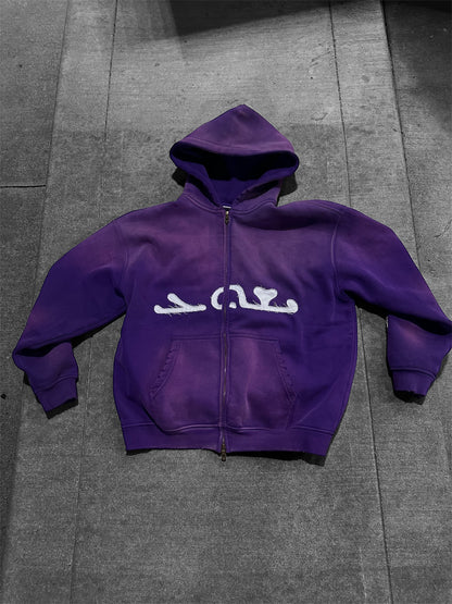 "LET GO AND LET GOD" ZIP-UP