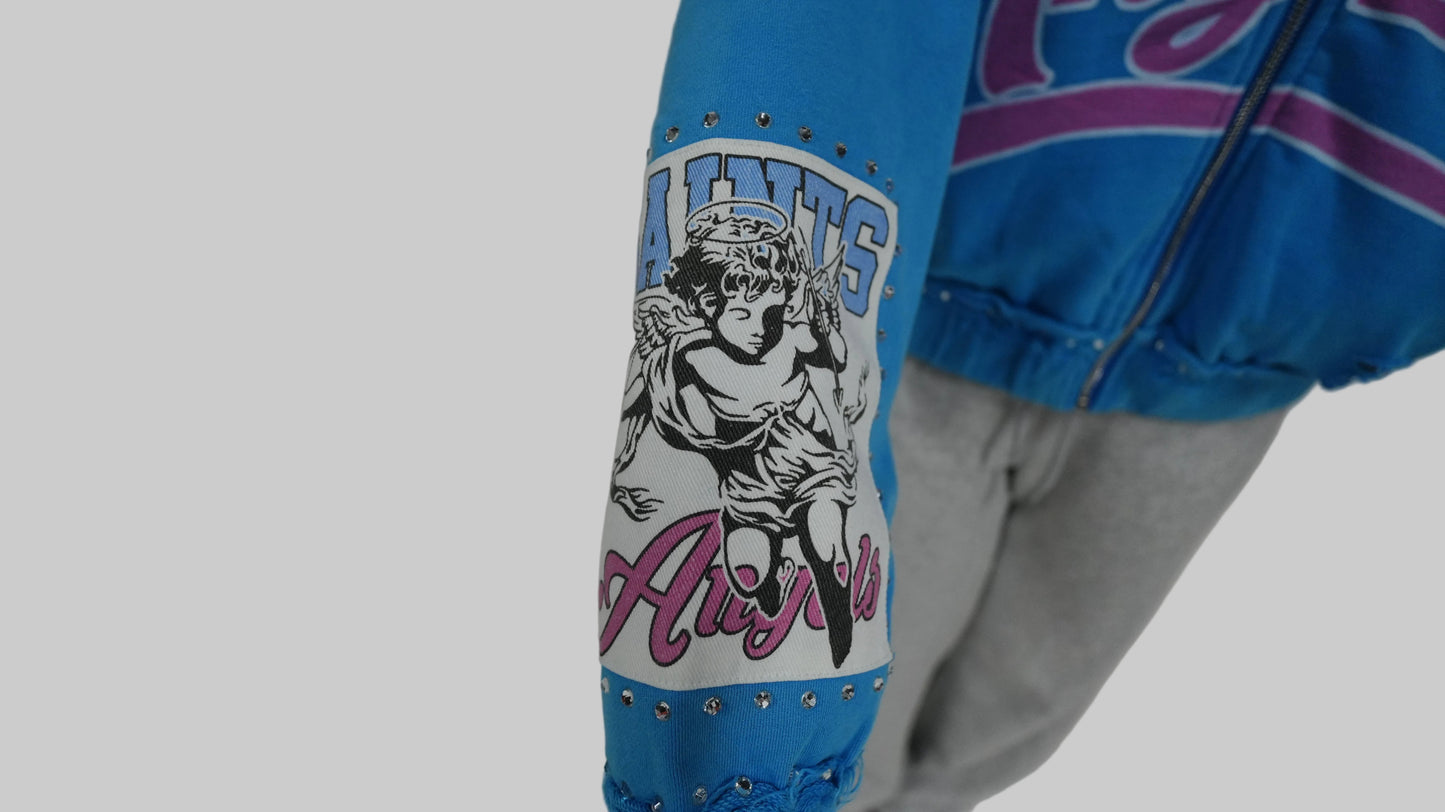 "Saints & Angels" Zip-Up