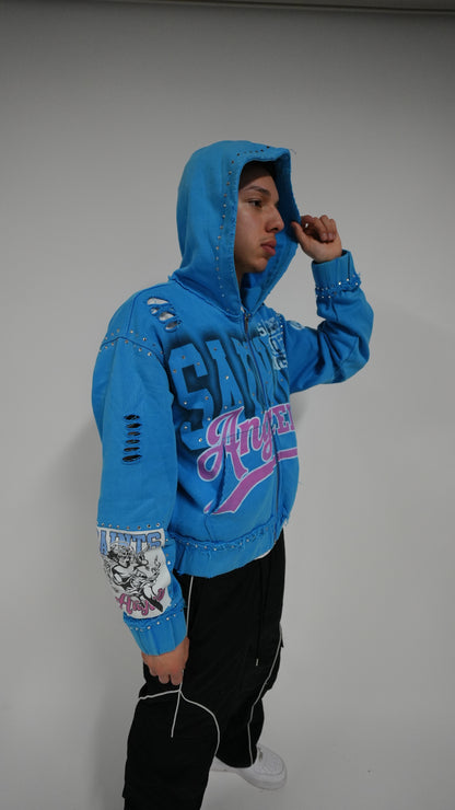 "Saints & Angels" Zip-Up